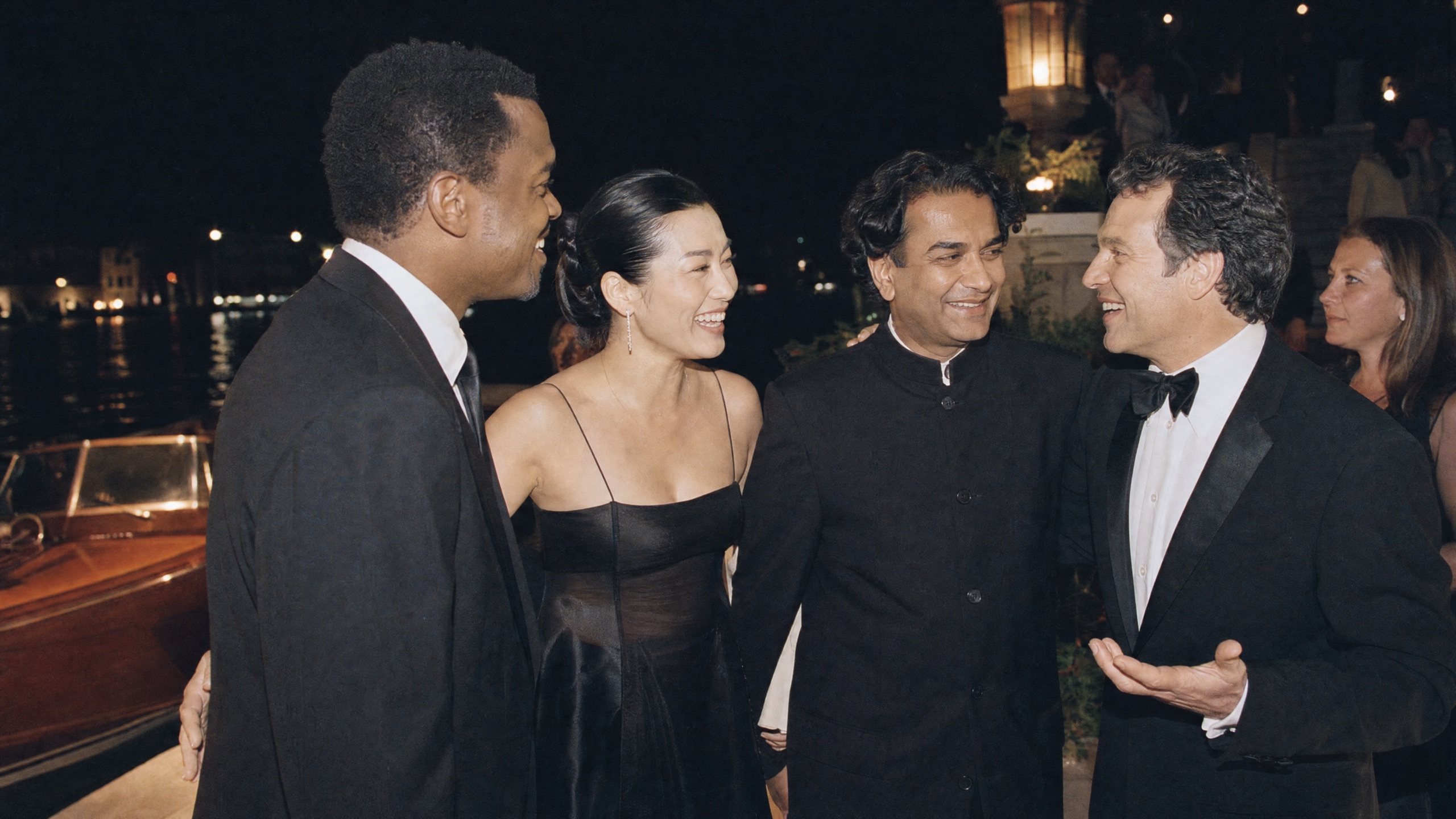 A night at the Venice film festival, shot on film